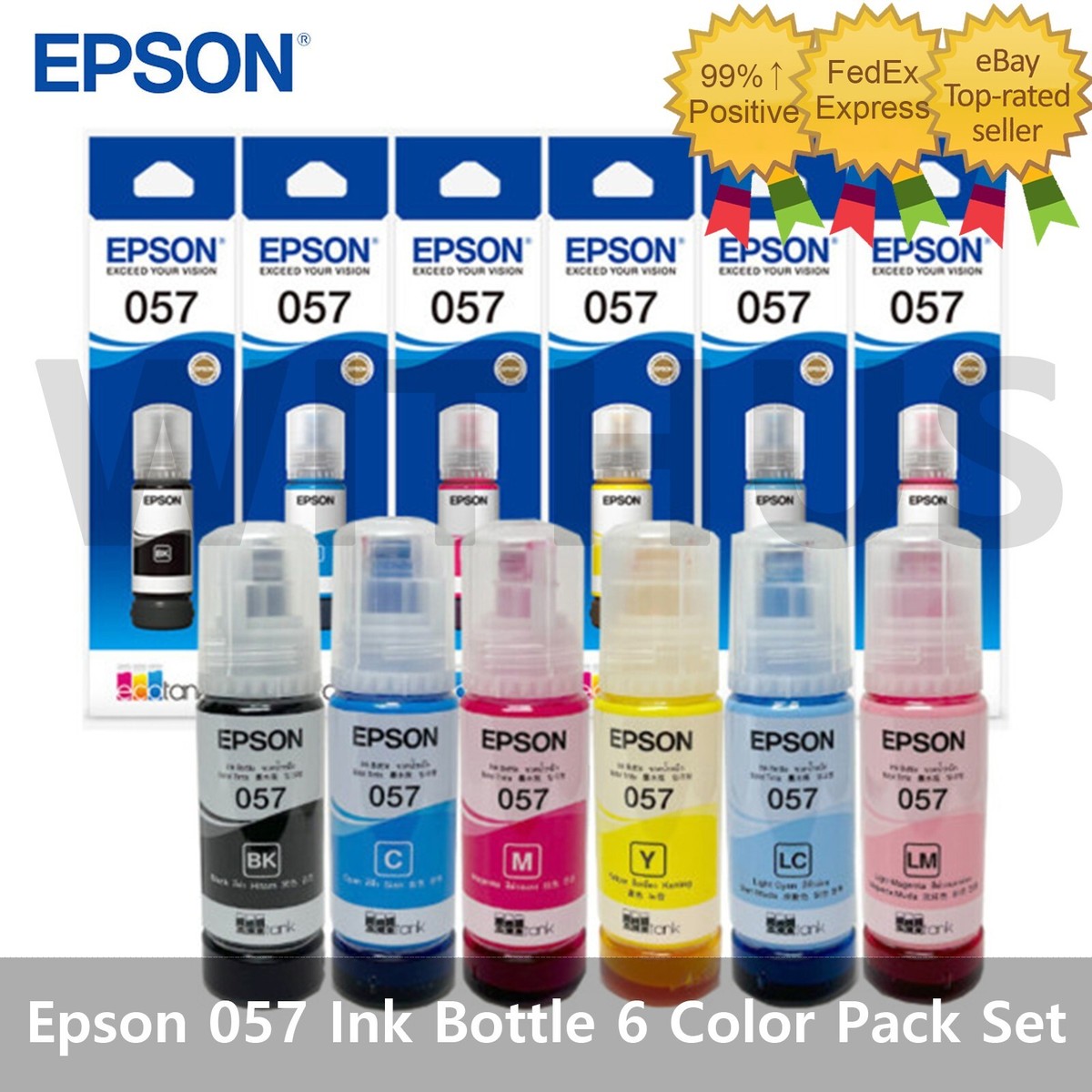 EPSON 057 Ink Bottle 6 Color Pack Set Epson