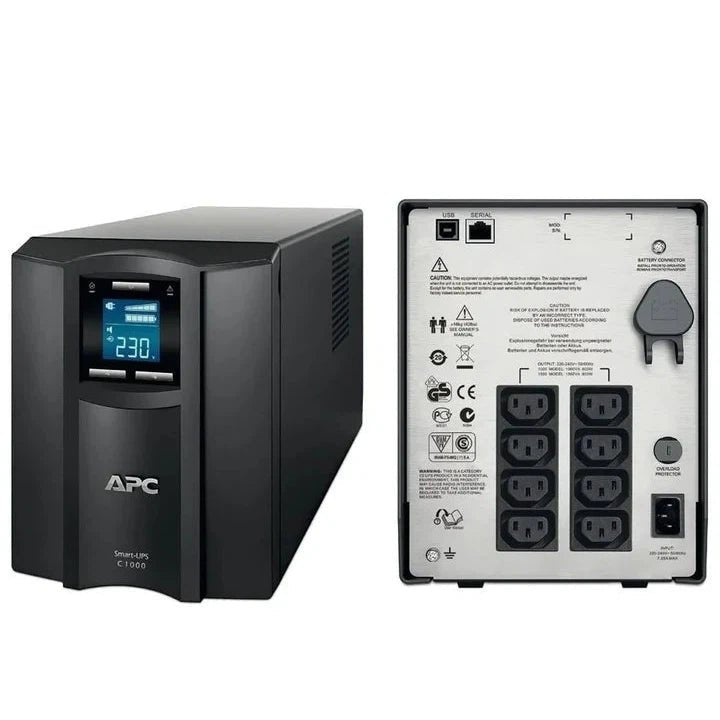 APC SMART-UPS C 1000VA LCD 230V WITH SMART-CONNECT (SMC1000IC) ColorWaves
