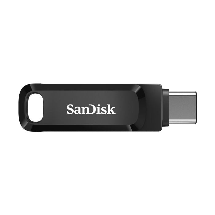 Sandisk Ultra Dual Drive Go Flash Drive – 128Gb/ 400Mb/S/ Usb 3.1 Gen 1/ Usb-C/ Black Sandisk
