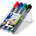 Staedtler Permanent Marker Chisel Tip Set Of 4 -350-Wp4 ColorWaves