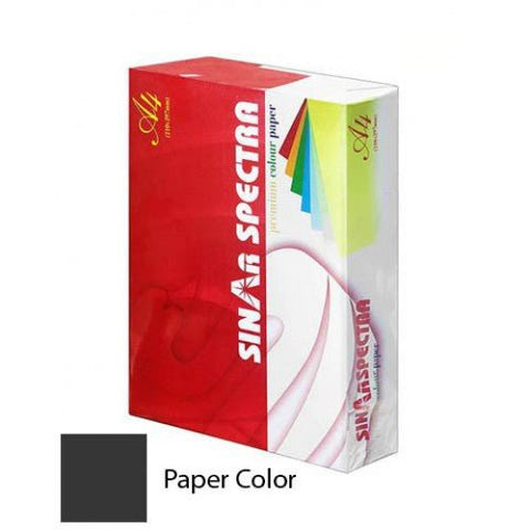 Sinar Spectra Colour Paper A4 80 Gsm IT 401 BLACK Colour ColorWaves