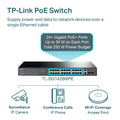 TP-Link (TL-SG1428PE) 28-Port Gigabit Easy Smart Switch with 24-Port PoE+ - 56 Gbps / LAN TP-Link