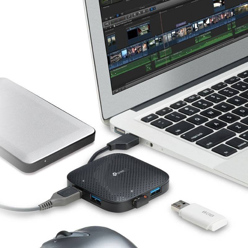 Tplink 4-Port Usb 3.0 Hub - Uh400 ColorWaves