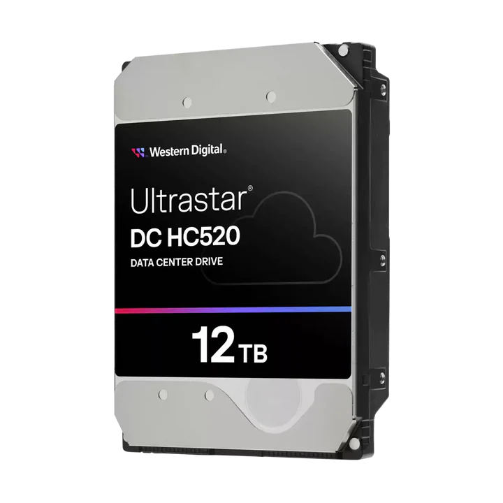 Wd Ultrastar Dc Hc520 12Tb 7200 Rpm Sata 6Gb/S 256Mb Cache 3.5-Inch Enterprise Hard Drive (Huh721212Ale604) ColorWaves