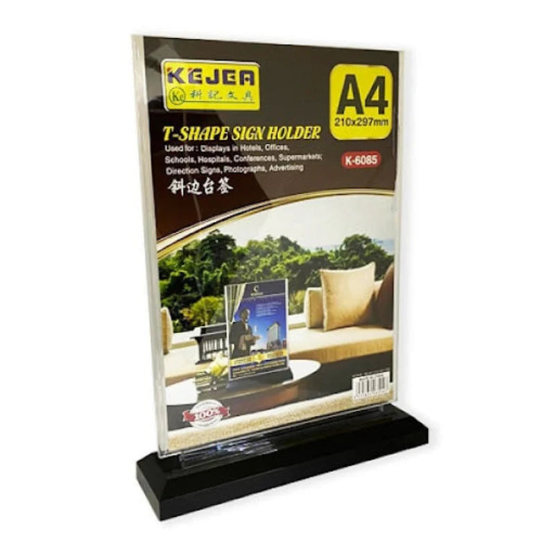 Kejea® T-Shape Card Stand Vertical ColorWaves
