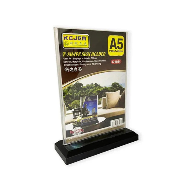 Kejea® T-Shape Card Stand Vertical ColorWaves